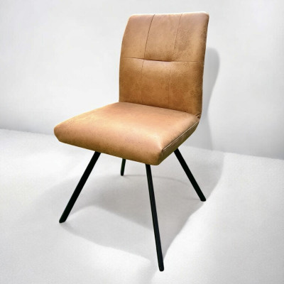 Selmy 2 Swivel Dining Chair Tan