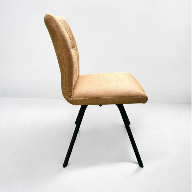 Selmy 2 Swivel Dining Chair Tan