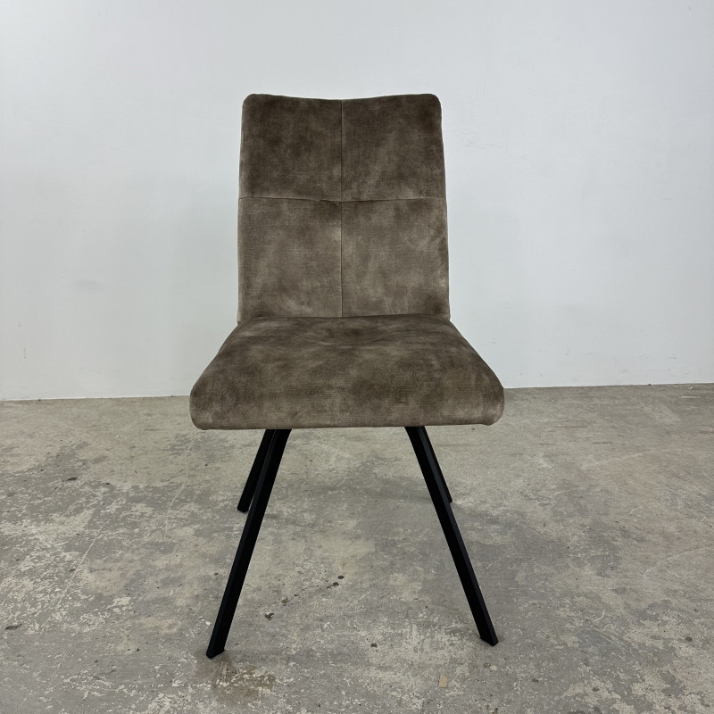 Selmy 1 Velvet Dining Chair Latte