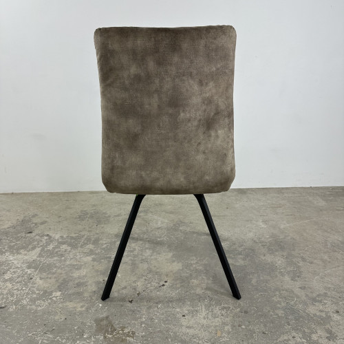 Selmy 1 Velvet Dining Chair Latte