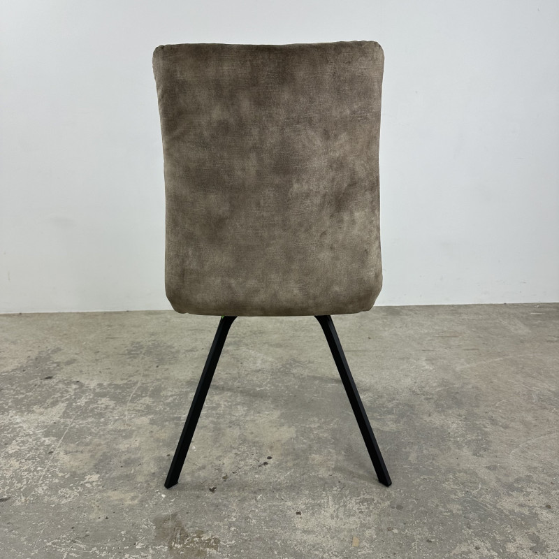 Selmy 1 Velvet Dining Chair Latte