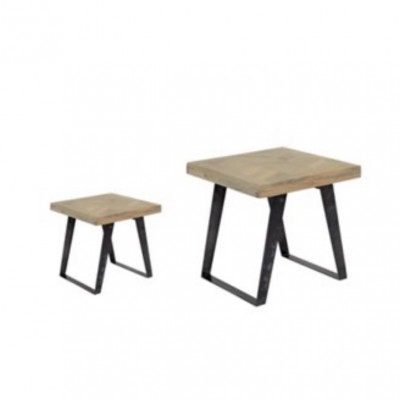 Chevron Nest of 2 Tables