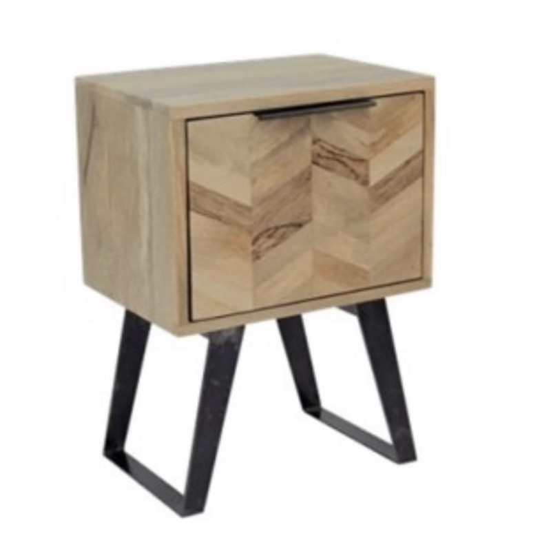 Chevron Side Table