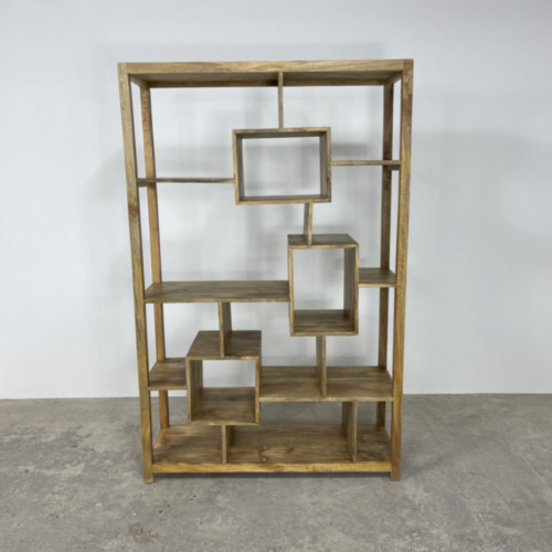 Mango Cube Asymmetric Bookcase