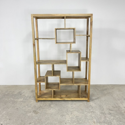 Mango Cube Asymmetric Bookcase