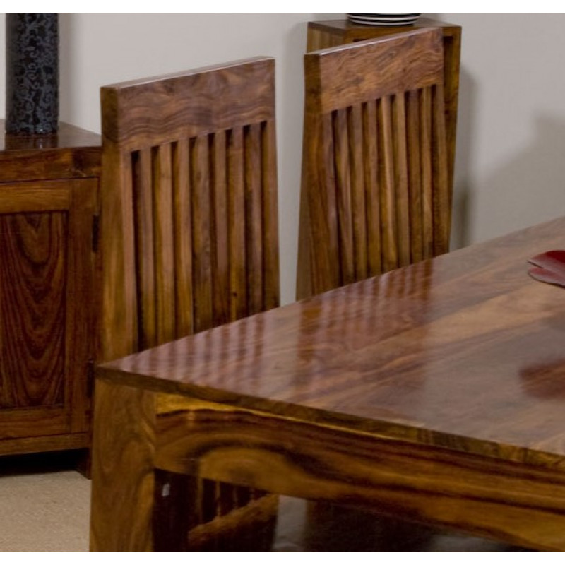Boxy Sheesham Dining Table 135cm