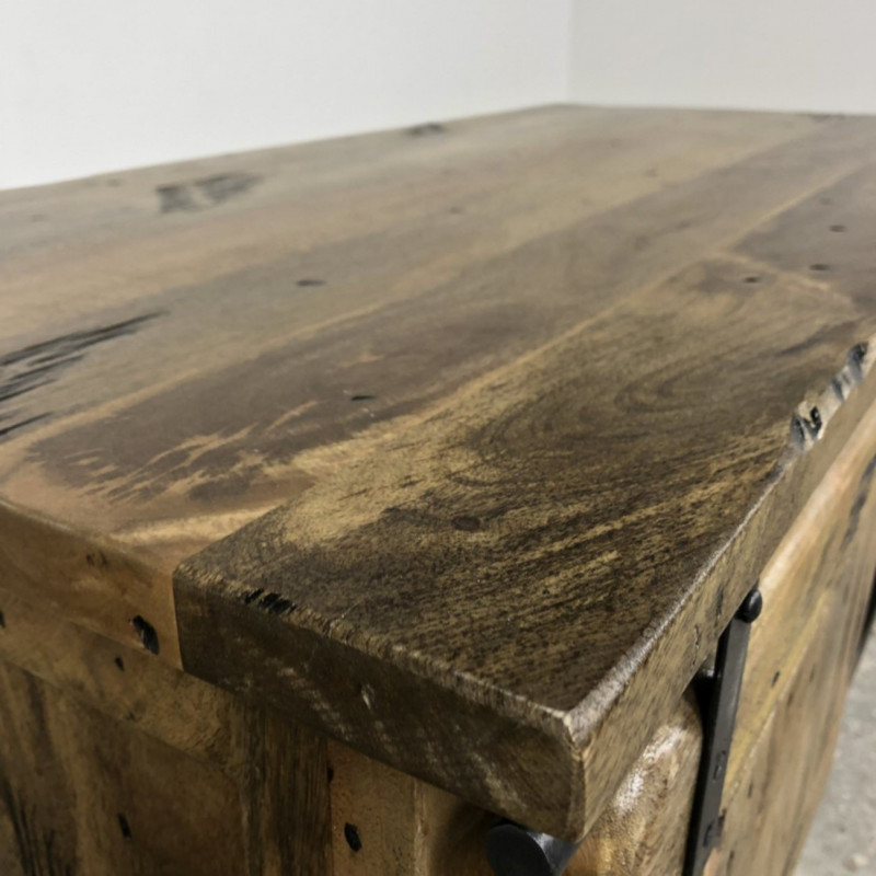 Mango Industrial Small TV Unit/ Coffee Table Mango Industrial Small TV Unit/ Coffee Table