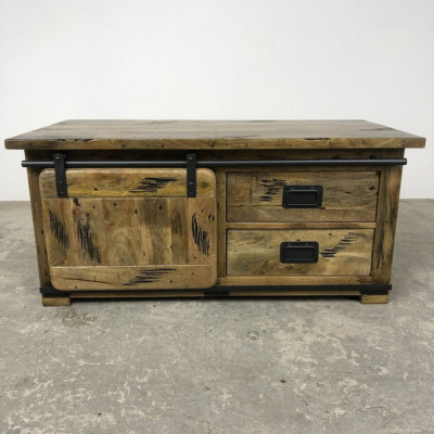 Mango Industrial Small TV Unit/ Coffee Table