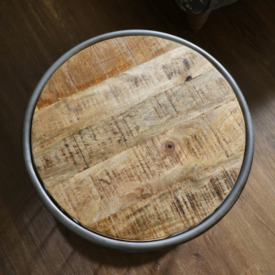Mango and Wire Side Table