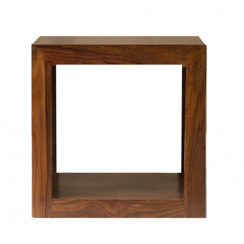 Boxy Sheesham Cube 1 Hole