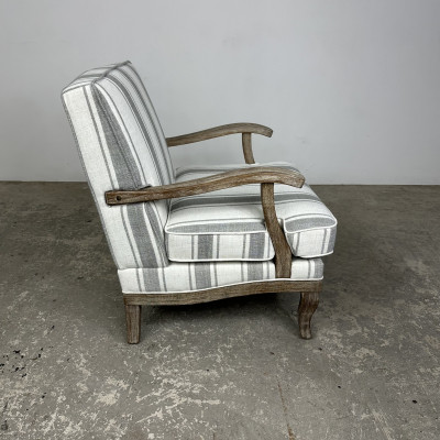 Corbridge Linen Stripe Chair