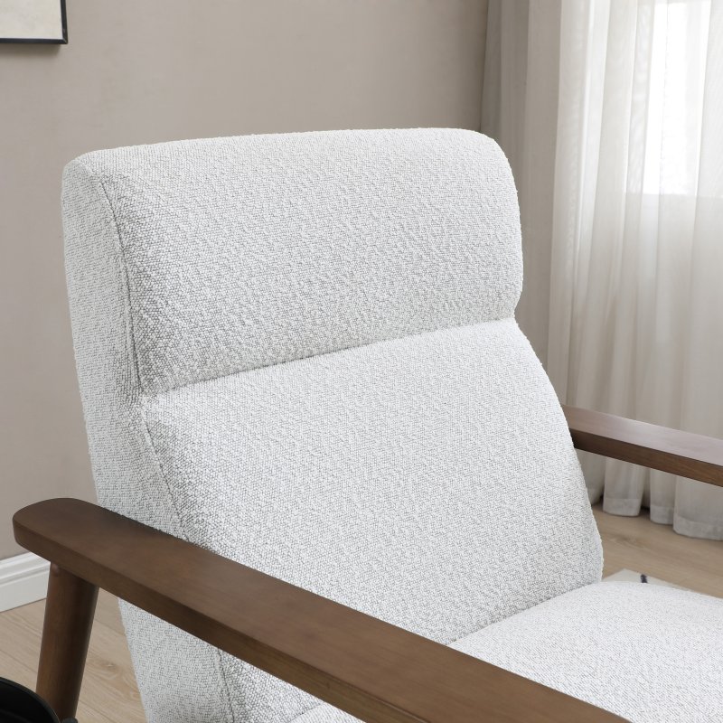 Idris Chair and Stool Cream Boucle Idris Chair and Stool Cream Boucle