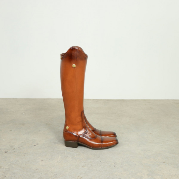Pair of Leather Boots Umbrella Stand Pair of Leather Boots Umbrella Stand