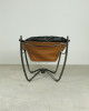 Black Feather Filled Suspend Chair Black Feather Filled Suspend Chair
