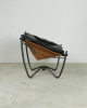 Black Feather Filled Suspend Chair Black Feather Filled Suspend Chair