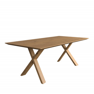 Fargo European Oak Fast Track Table Wooded Legs