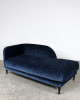 Journey Chaise in Shimmer Dark Blue Journey Chaise in Shimmer Dark Blue