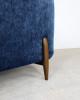 Journey Chaise in Shimmer Dark Blue Journey Chaise in Shimmer Dark Blue