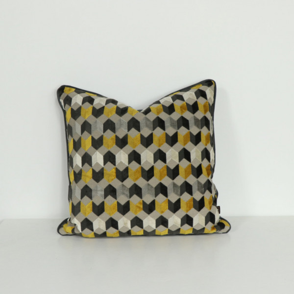 Saffron Geometric Cushion Saffron Geometric Cushion