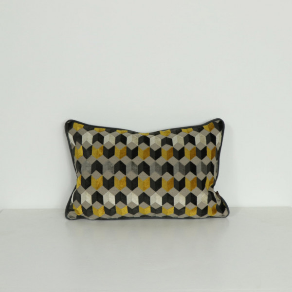 Saffron Geometric Cushion Saffron Geometric Cushion