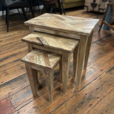 Set of 3 Marquet Side Tables