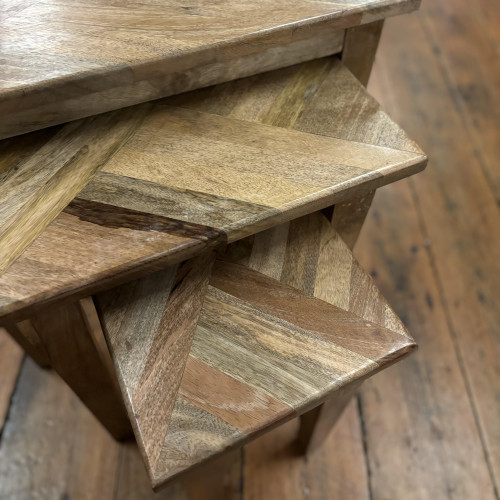 Set of 3 Marquet Side Tables Set of 3 Marquet Side Tables