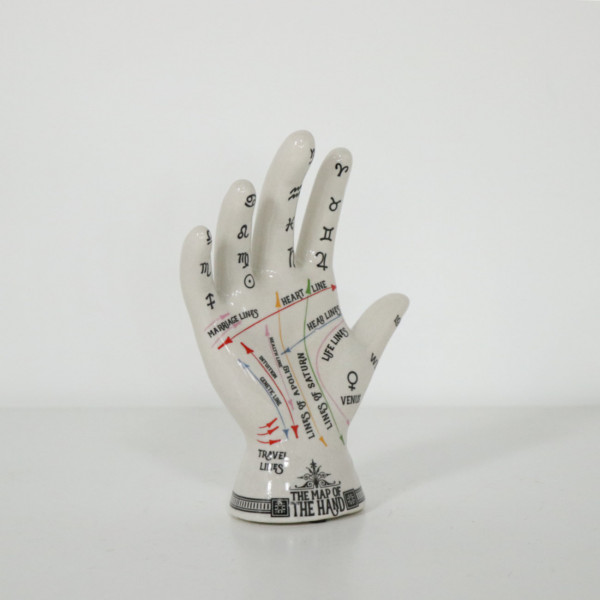 Crackle Phrenology Hand Crackle Phrenology Hand