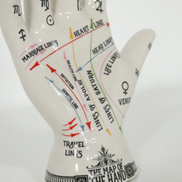 Crackle Phrenology Hand Crackle Phrenology Hand