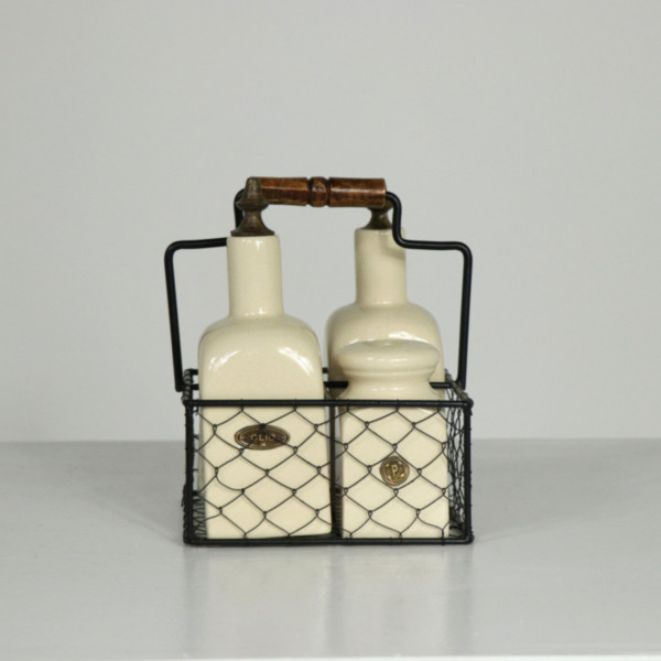 Farmhouse Living Condiments Wire Set Farmhouse Living Condiments Wire Set
