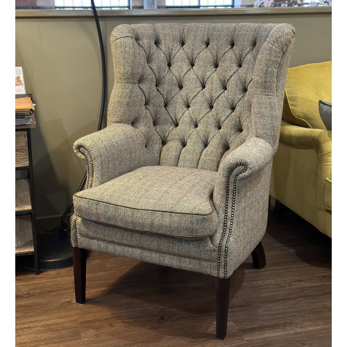 Mackenzie Chair in Bracken Herringbone Tweed - Ex-display Mackenzie Chair in Bracken Herringbone Tweed - Ex-display