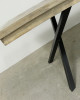 Accentra Cross Leg Dining Table Accentra Cross Leg Dining Table