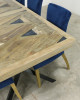 Accentra Cross Leg Dining Table Accentra Cross Leg Dining Table