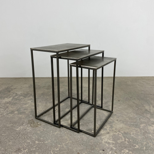 Faroe Nest of Tables Silver Faroe Nest of Tables Silver