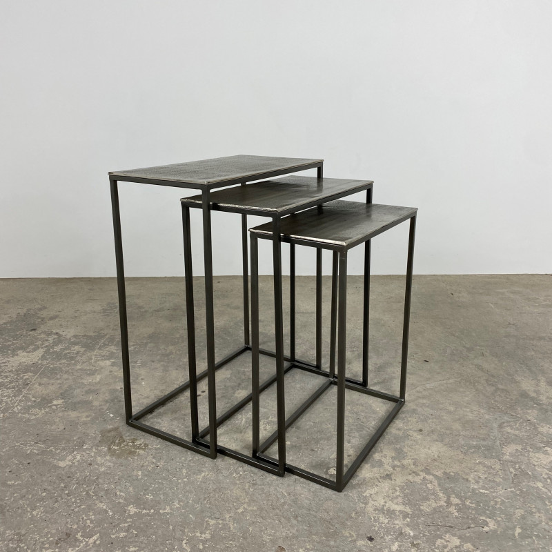 Faroe Nest of Tables Silver Faroe Nest of Tables Silver