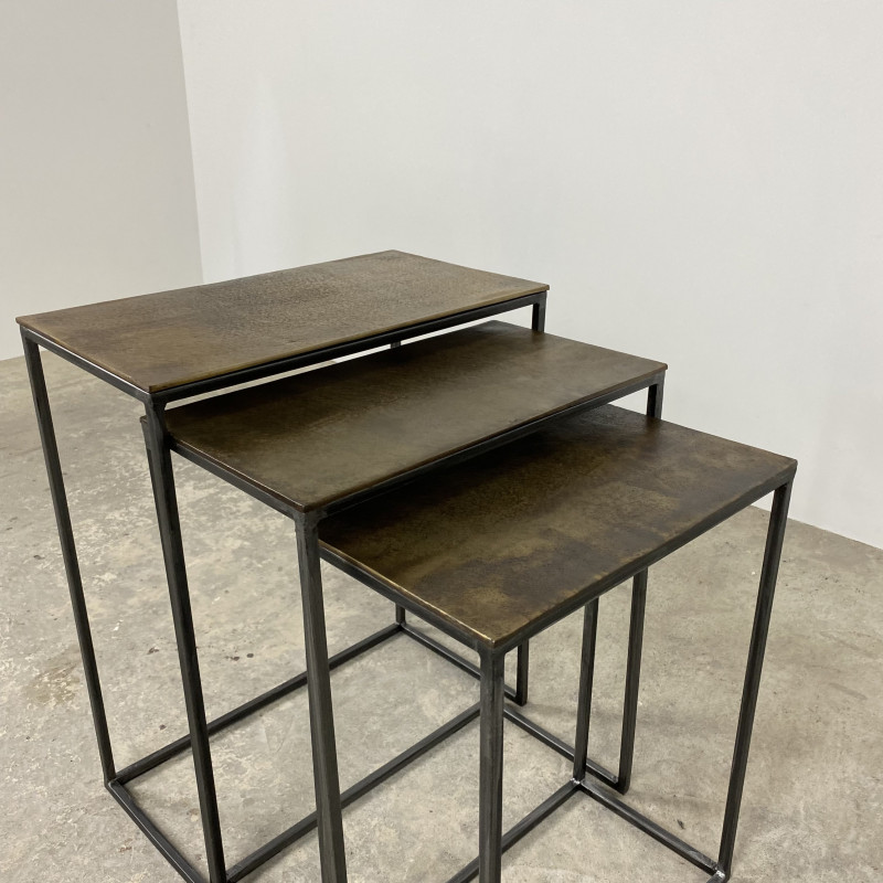 Faroe Nest of Tables Bronze Faroe Nest of Tables Bronze