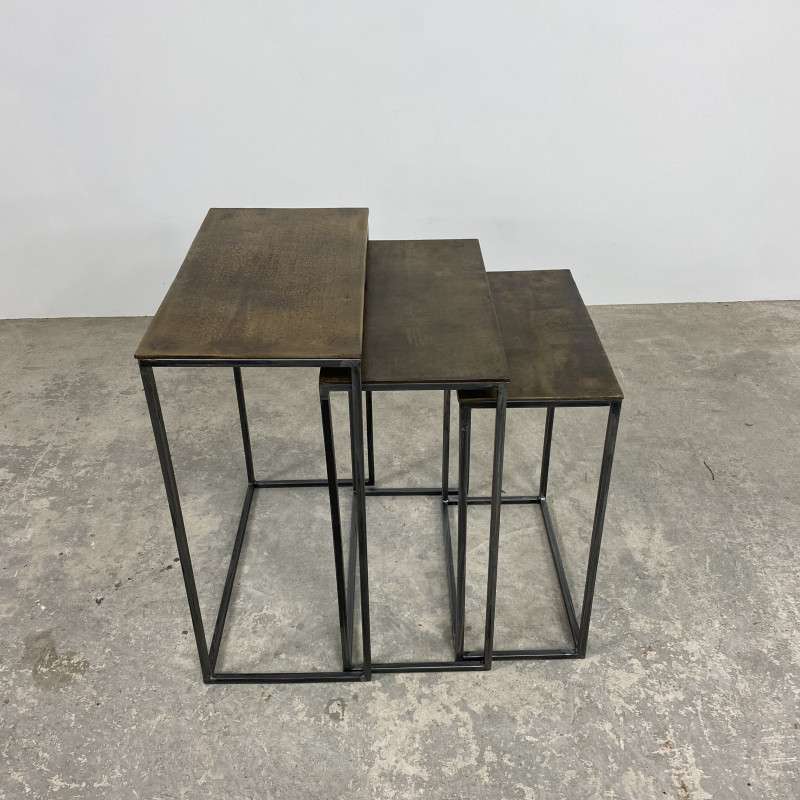 Faroe Nest of Tables Bronze Faroe Nest of Tables Bronze