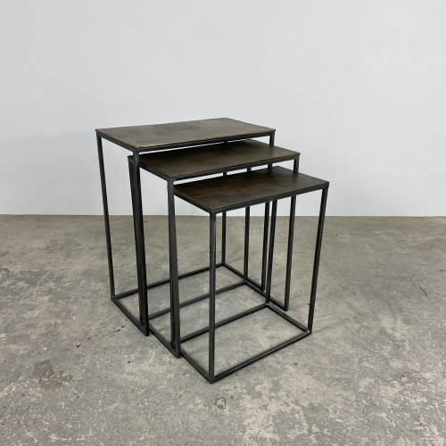 Faroe Nest of Tables Bronze Faroe Nest of Tables Bronze