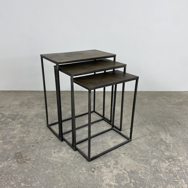 Faroe Nest of Tables Bronze Faroe Nest of Tables Bronze