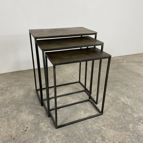 Faroe Nest of Tables Bronze Faroe Nest of Tables Bronze