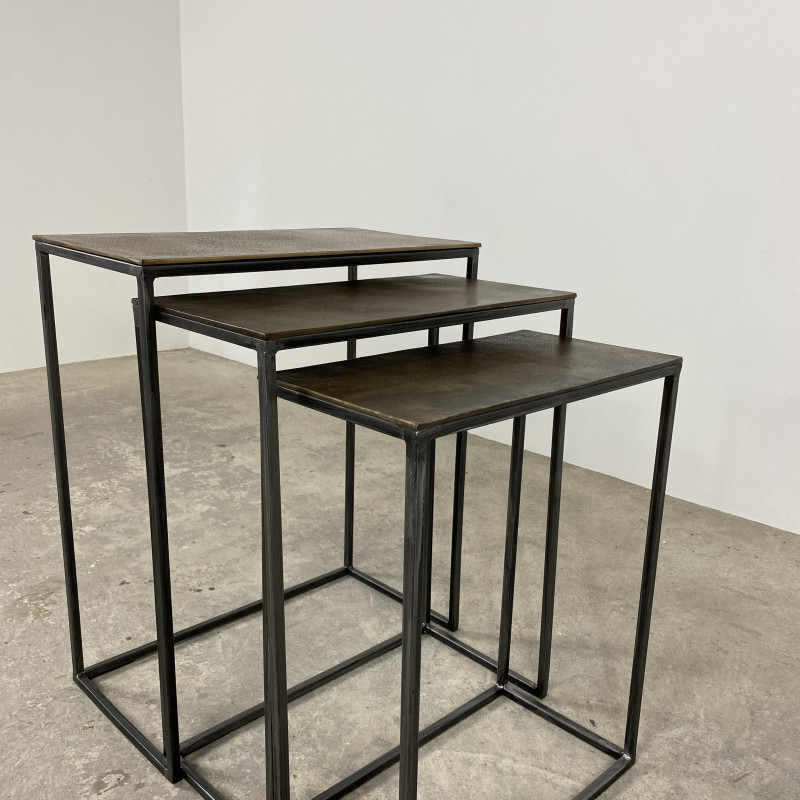 Faroe Nest of Tables Bronze Faroe Nest of Tables Bronze