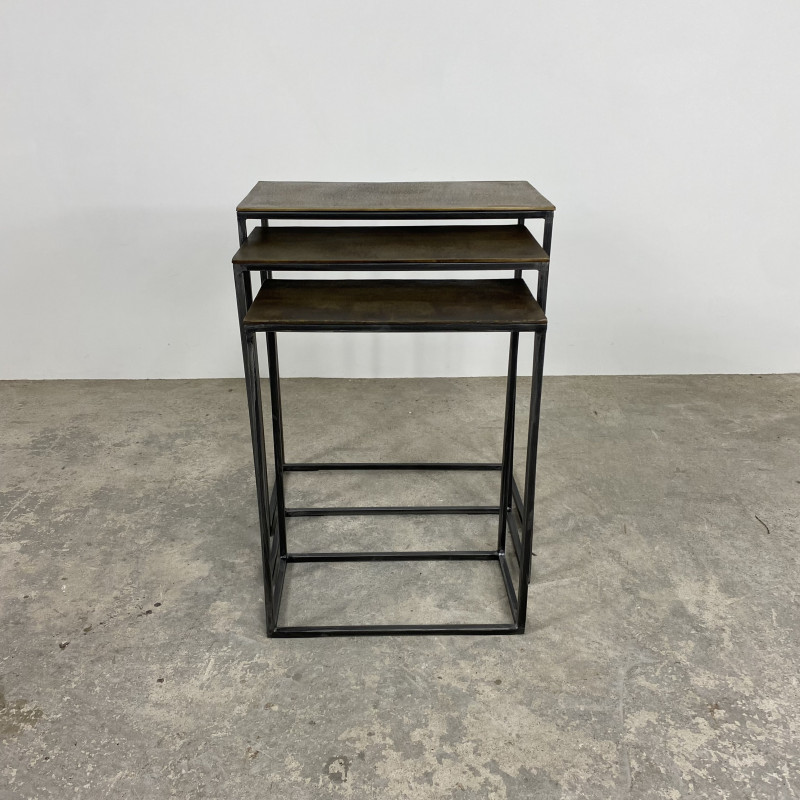 Faroe Nest of Tables Bronze Faroe Nest of Tables Bronze