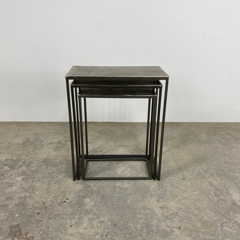 Faroe Nest of Tables Silver Faroe Nest of Tables Silver