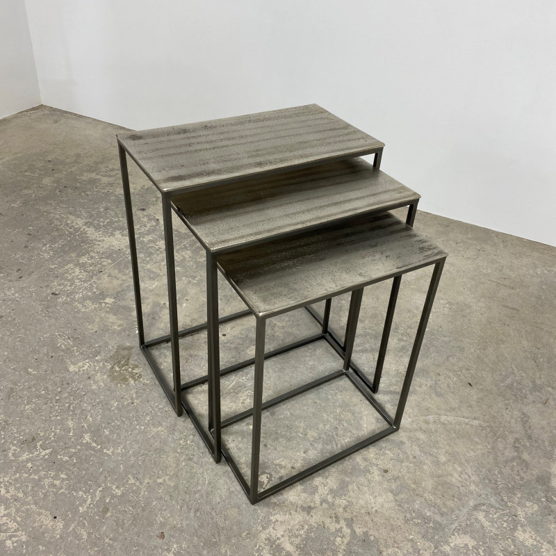 Faroe Nest of Tables Silver Faroe Nest of Tables Silver