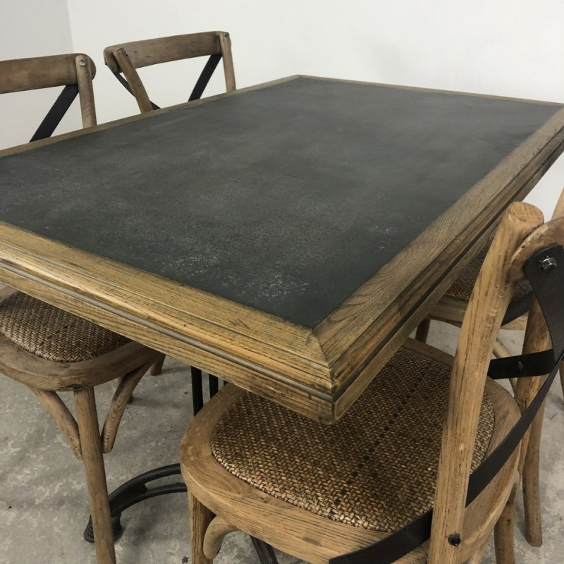 Oyster Rectangle Zinc Table
