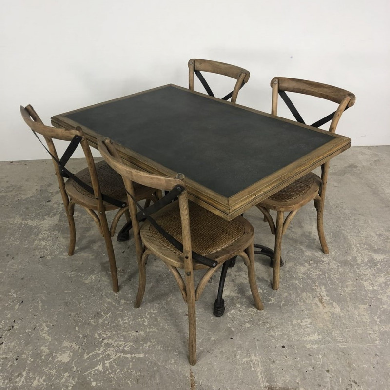 Oyster Rectangle Zinc Table