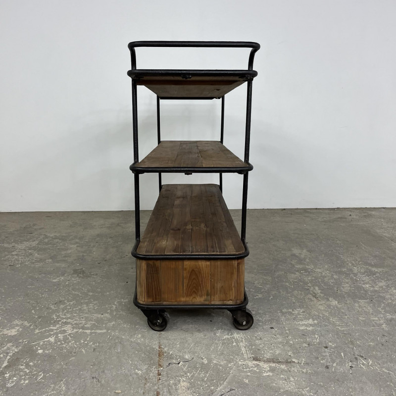 Oyster Shelf Console with 2 Drawers