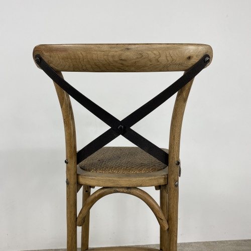 Oyster Cross Back Barstool