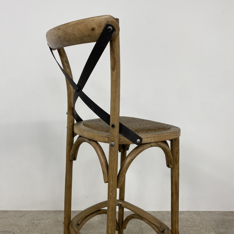 Oyster Cross Back Barstool