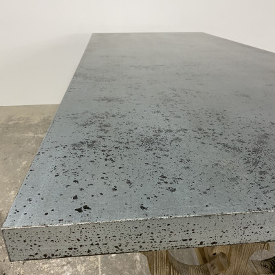 Ventura Zinc Top Dining Table Small
