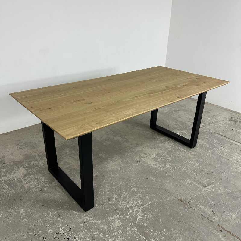 Flipper Oiled Oak Extending Dining Table
